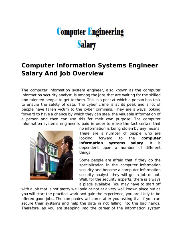 computer information systems salary